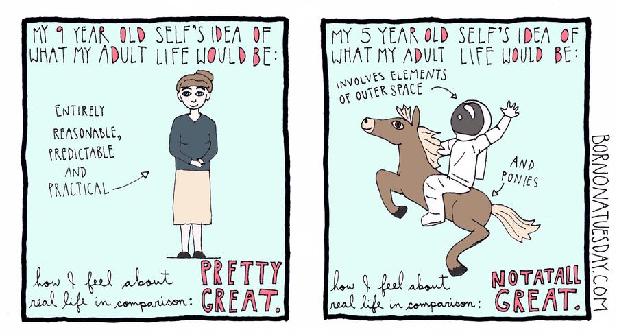 my 15 year old self's idea of what my adult life would be: more eternal angst, less unabashed enjoyment of pop music. I would be disappointed over not having yet found a way to either marry or transform into James Dean circa 1953 (which, to be fair, will just never not be disappointing)