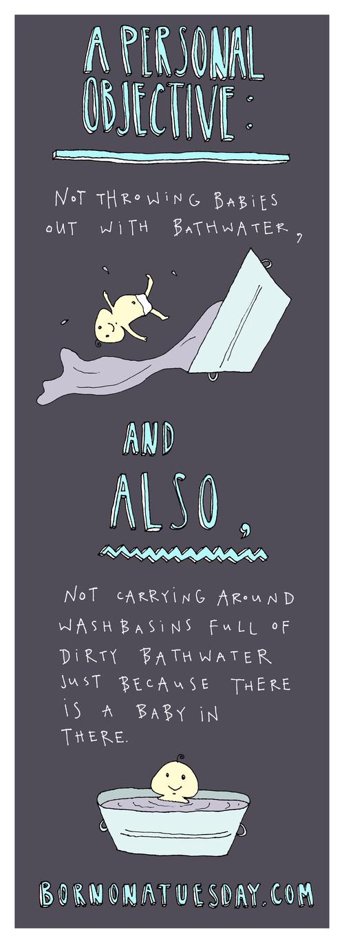 this metaphor makes it sound pretty straightforward (where does this insane metaphor come from), but sometimes that water's real murky and those babies are well camouflaged