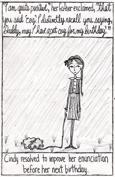 All Cindy really wanted was a frog.