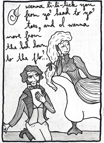 My dearest Fanny, Whipped cream with cherries and strawberries on top, Lick it don't stop, keep the door locked don't knock while the boat rock. Ever yours, my love!